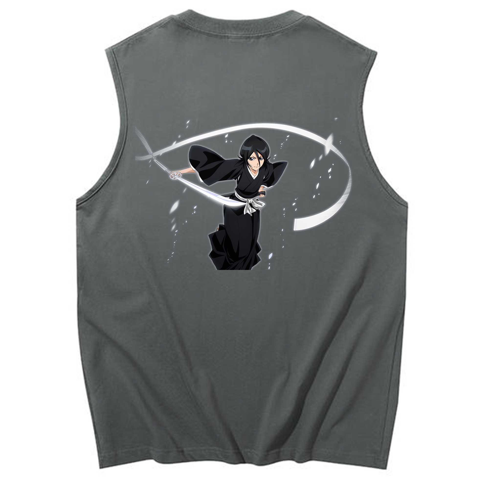（画像用） ブリーチ 朽木ルキア BLEACH Kuchiki Rukia コットン100％タンクトップ（背面プリント）